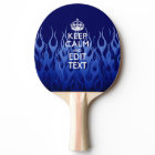 Personalised Keep Calm on Blue Flames