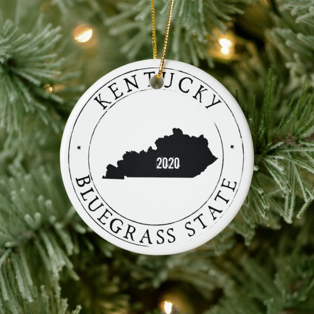 Personalised Kentucky Ornament (Tree)