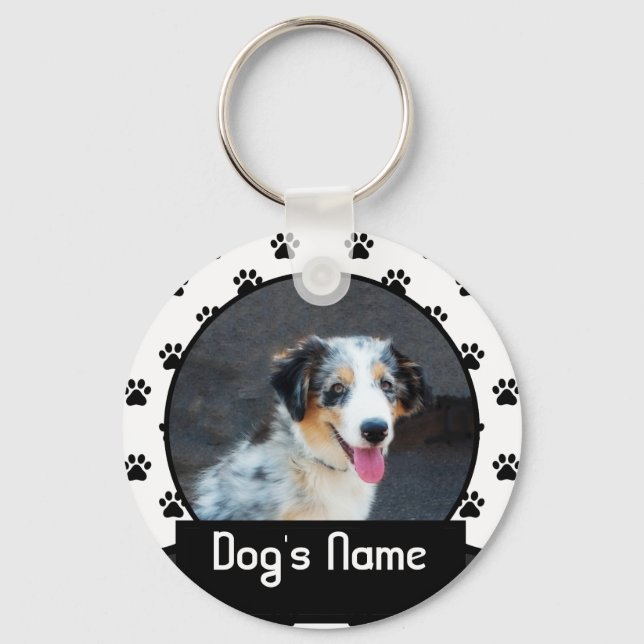 Personalised Keychain of Your Pet Dog (Front)