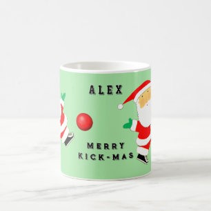 Personalised Kickball Christmas Collectable Coffee Mug