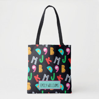 Personalised Kid's Alphabets Tote Bag