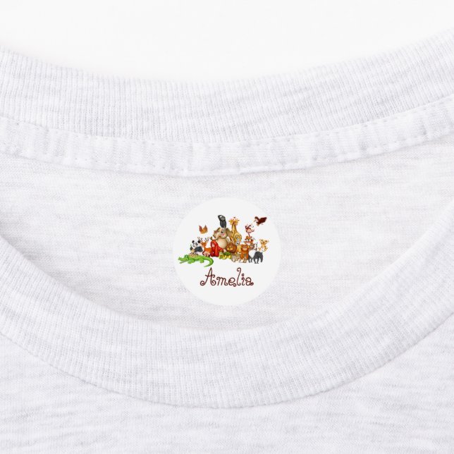 Personalised Kid's animals (Affixed)