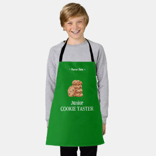 Personalised Kids Apron Name and Fun Design