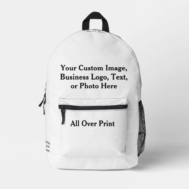Personalised Kids Backpack, Custom Name Printed Backpack (Front)