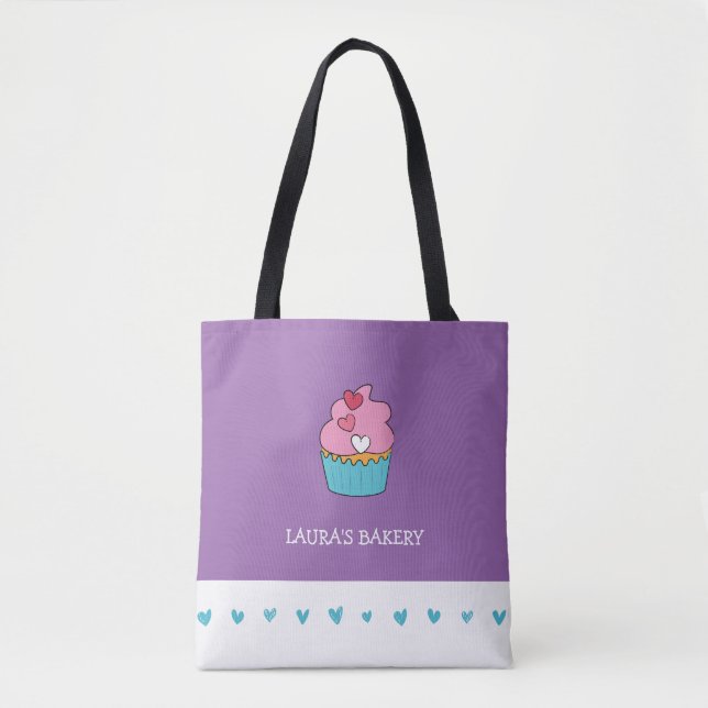 Personalised Kids Baking Tote Bag (Front)