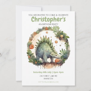 Personalised Kids Birthday Party Invitation