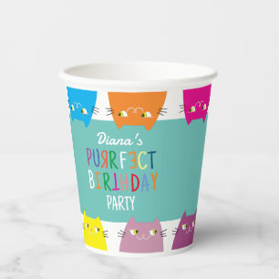 Personalised Kids Birthday Party Paper Cups