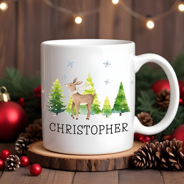 Personalised Kids Christmas Cute Hot Coco Mug (Creator Uploaded)