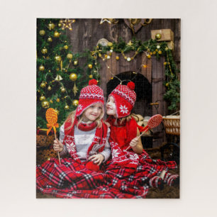Personalised Kids Christmas Photo 520 pc Puzzle