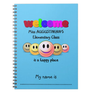 Personalised Kids Classroom Notebook