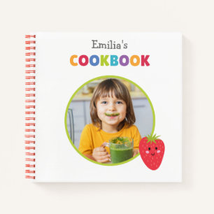 Personalised Kids Cookbook (Your Photo) Notebook