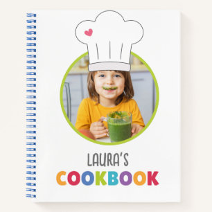 Personalised Kids Cookbook (Your Photo)  Notebook
