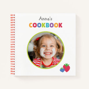 Personalised Kids Cookbook (Your Photo) Notebook