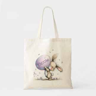 Personalised Kids Easter Tote Bag