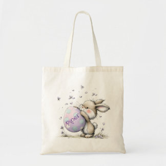 Personalised Kids Easter Tote Bag