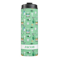 Personalised Kids Golfer Golfcart Golfing Sporty