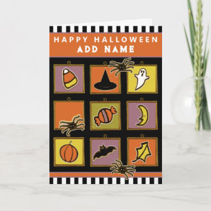 Personalised Kids Halloween Card