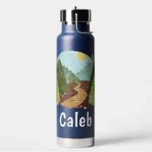 Personalised Kids Hiking Water Bottle