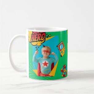 "Personalised Kids Mug – Superhero Name Design