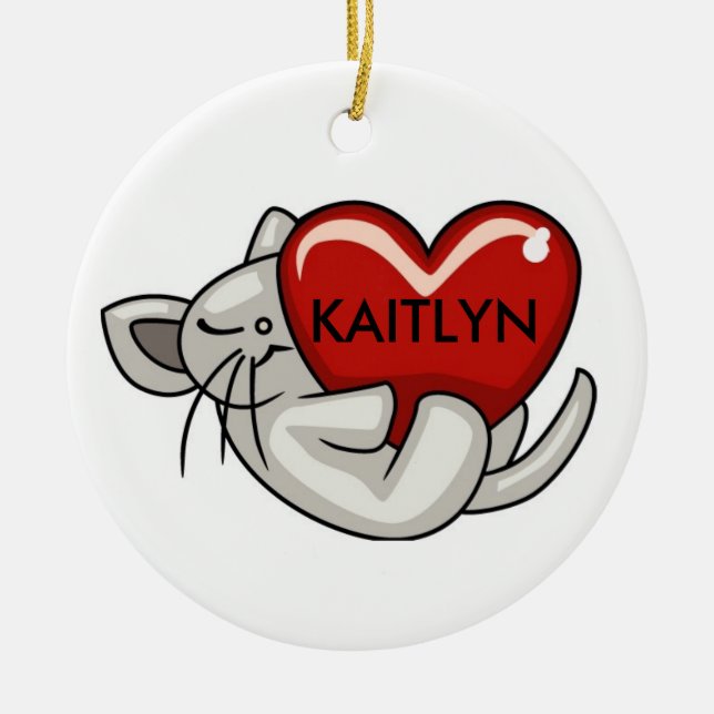 Personalised Kids Ornament (Front)