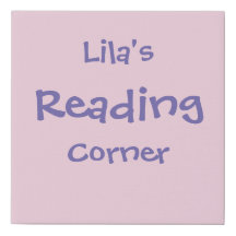 Personalised Kids' Reading Corner Wall Sign