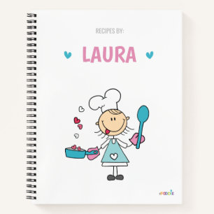 Personalised kids recipe book