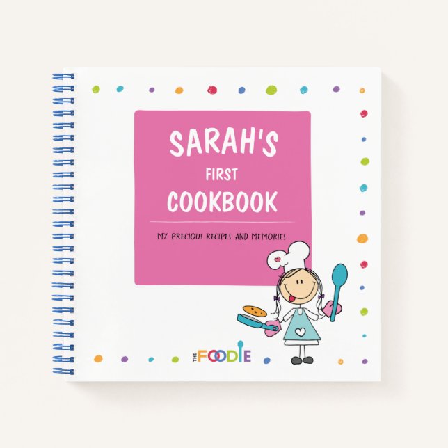 Personalised Kids Recipe Book (Front)