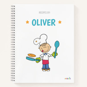 Personalised kids recipe book