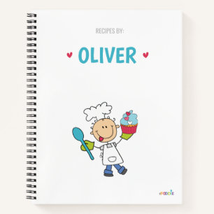 Personalised kids recipe book