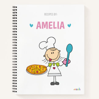 Personalised kids recipe book