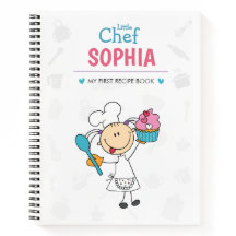 Personalised Kids Recipe Notebook – Little Chef