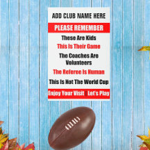 Personalised Kid's Rugby Metal Sign