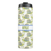 Personalised Kid's Snail Patterned