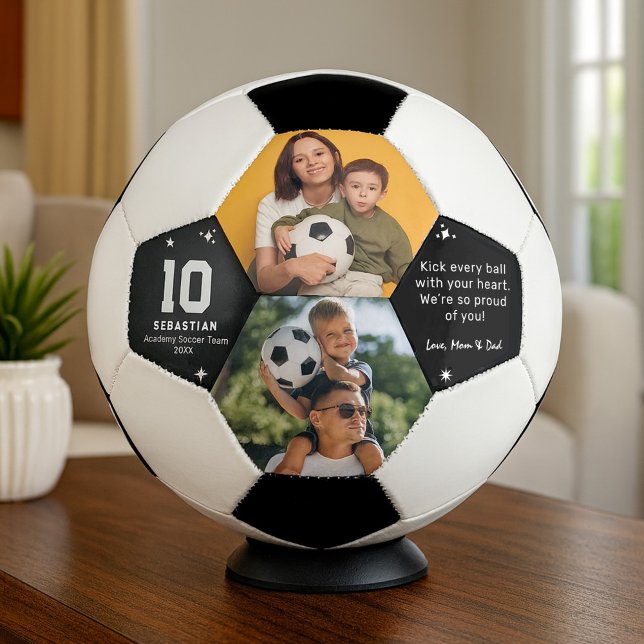 Personalised Kids Soccer Photo and Custom Message Soccer Ball (Creator Uploaded)