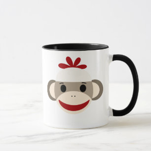 Personalised Kids Sock Monkey Mug