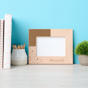 Personalised Kids Stars and Moon Etched Frames