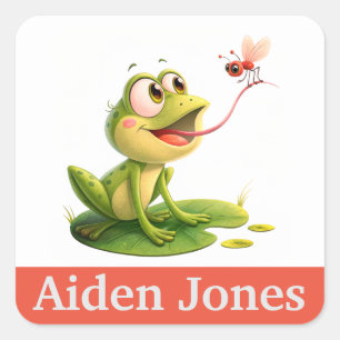 Personalised kids stickers colourful