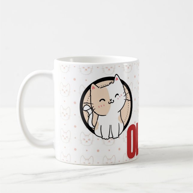 Personalised Kids Superhero Mug – Custom Name Gift (Left)