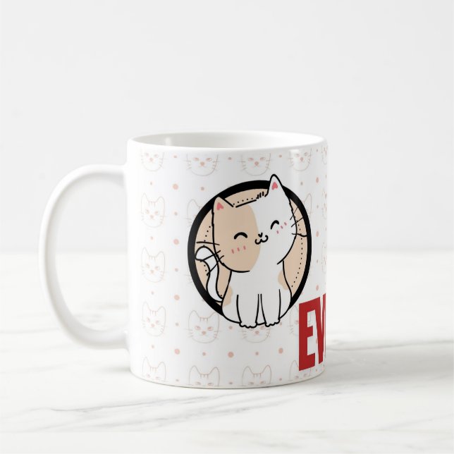 Personalised Kids Superhero Mug – Custom Name Gift (Left)
