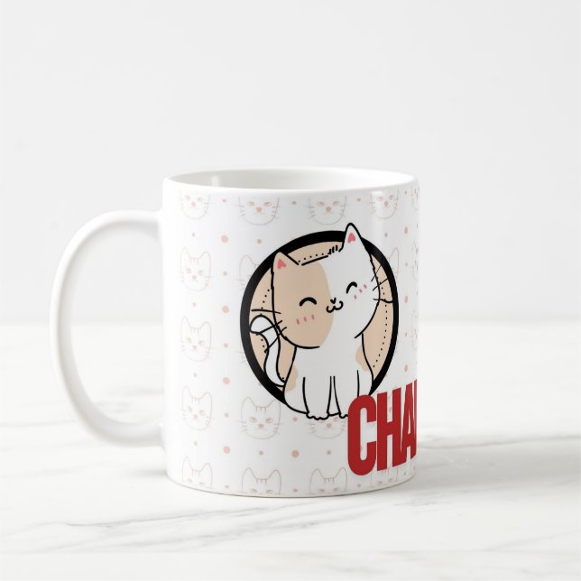 Personalised Kids Superhero Mug – Custom Name Gift (Left)