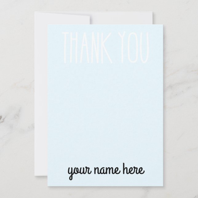 Personalised Kids Thank You Cards (Front)