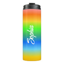 Personalised Kids Water Bottle, Colourful Custom