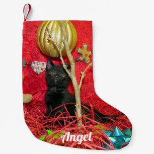 Personalised - Kimba's Christmas Stocking ( Cat )