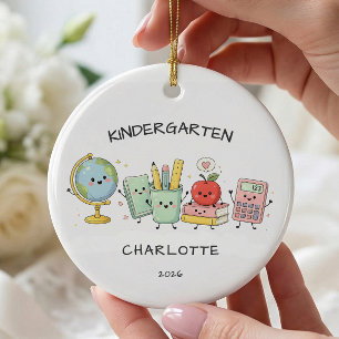 Personalised Kindergarten Ceramic Tree Decoration