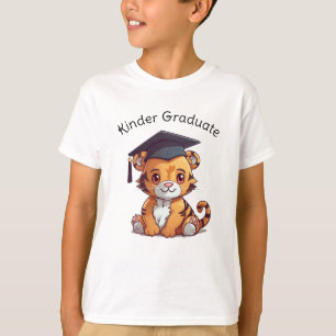 Personalised Kindergarten Graduation Tiger Cub T-Shirt