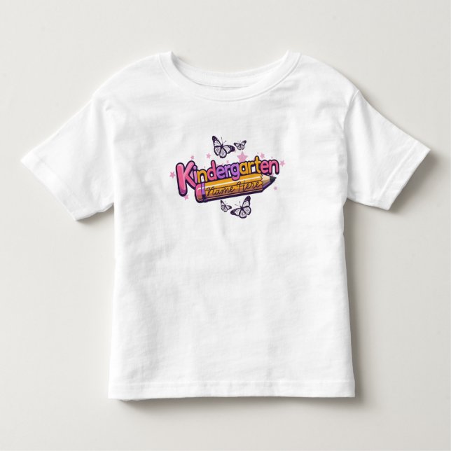 Personalised Kindergarten Graphic T-Shirt (Front)