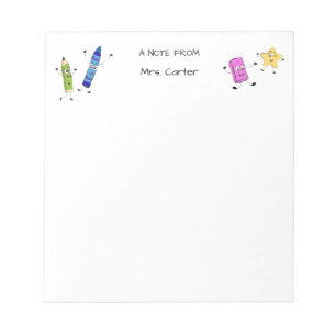 Personalised Kindergarten Notes Pad