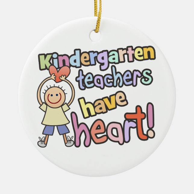 Personalised Kindergarten Teachers Ornament (Front)