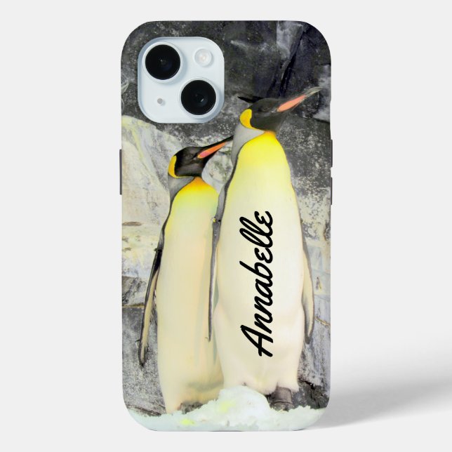 Personalised King Penguins  Phone Case (Back)