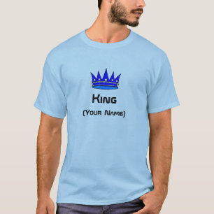Personalised King Shirt crown